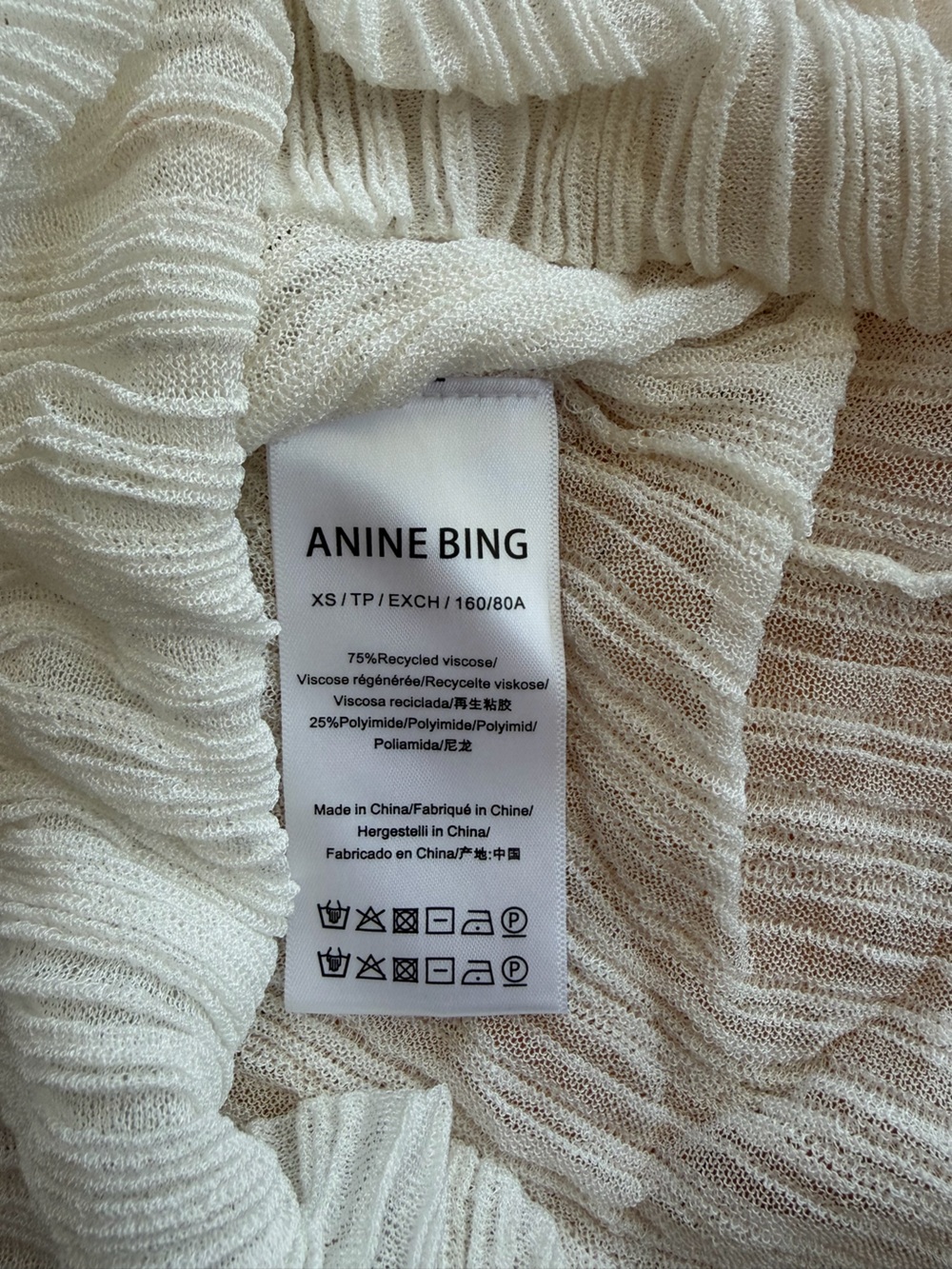 ANINE BING Harlow Ribbed Tank - Picture 4 of 5